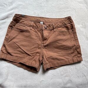 LC Lauren Conrad Women's Brown Jean Shorts